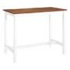 Darla Wooden Bar Table In Brown And White