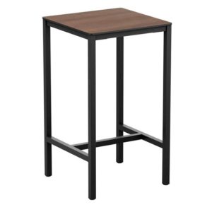Extro Square 69cm Wooden Bar Table In New Wood