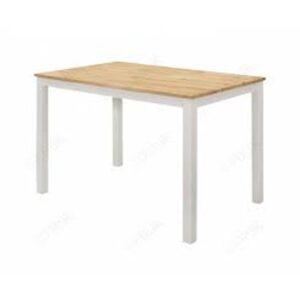Rubin Wooden Dining Table In Oak And Grey