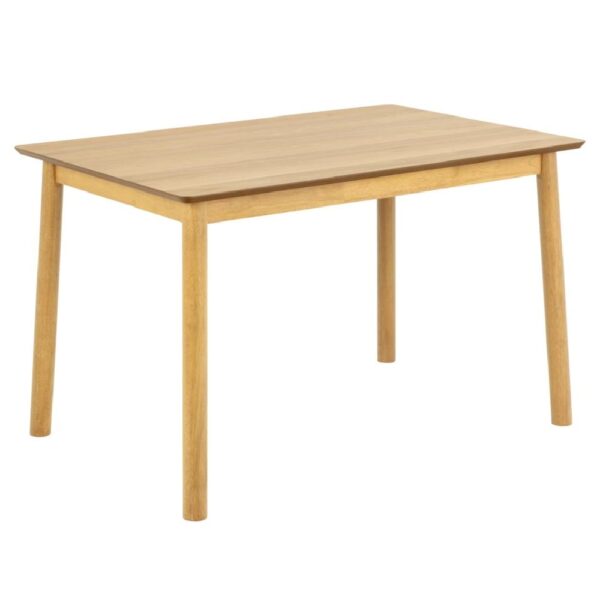Belgrade Wooden Rectangular Dining Table In Matt Oak